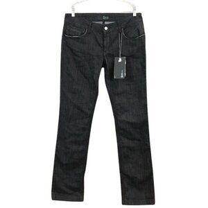 Antik Denim Size 30 5 Pocket Valerie Skinny Jeans Leather Zipper Trim Western